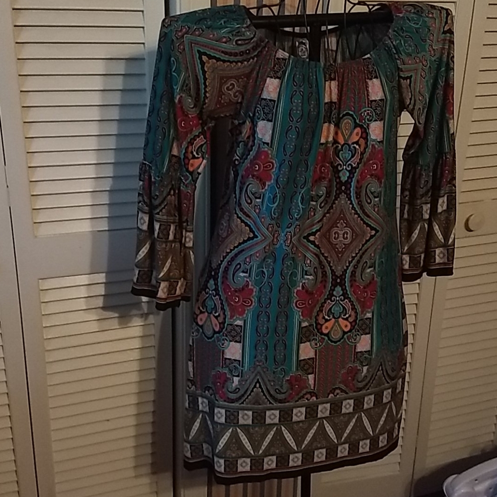 Colorful dress. Boutique style